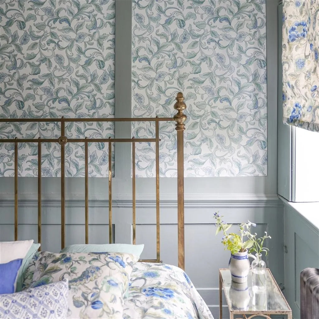 Piccadilly Park Room Wallpaper - Blue