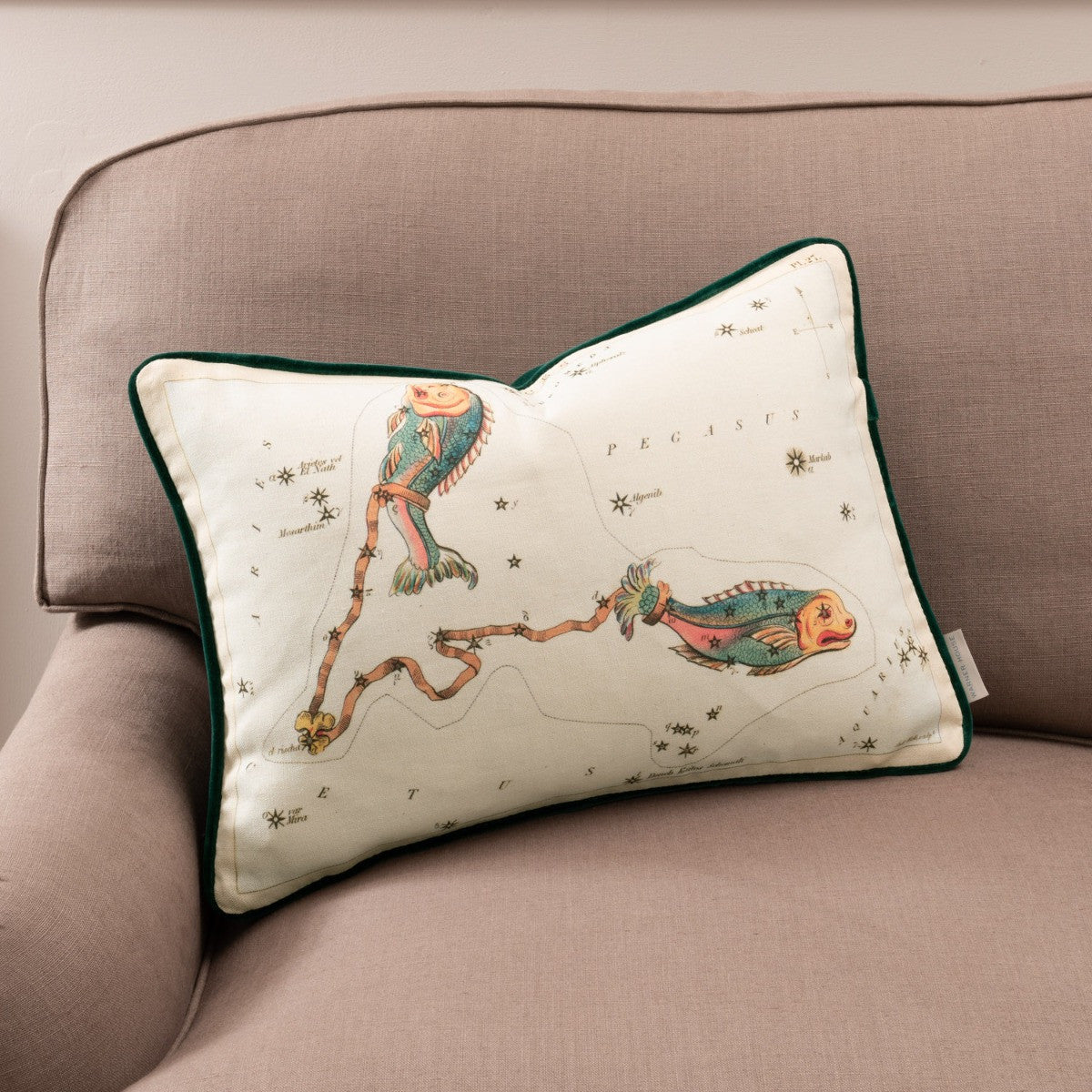 PISCES Archive Linen Mix Cushion - Warner House