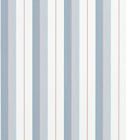 Aiden Stripe Wallpaper - Blue