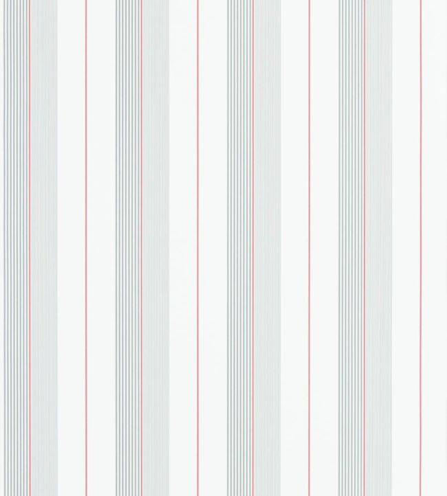 Aiden Stripe Wallpaper - Silver