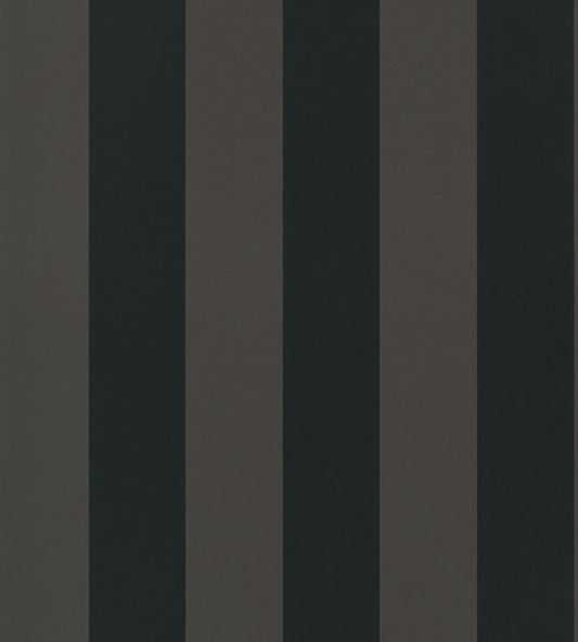 Spalding Stripe Wallpaper - Black 