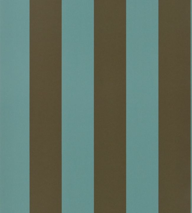 Spalding Stripe Wallpaper - Teal 