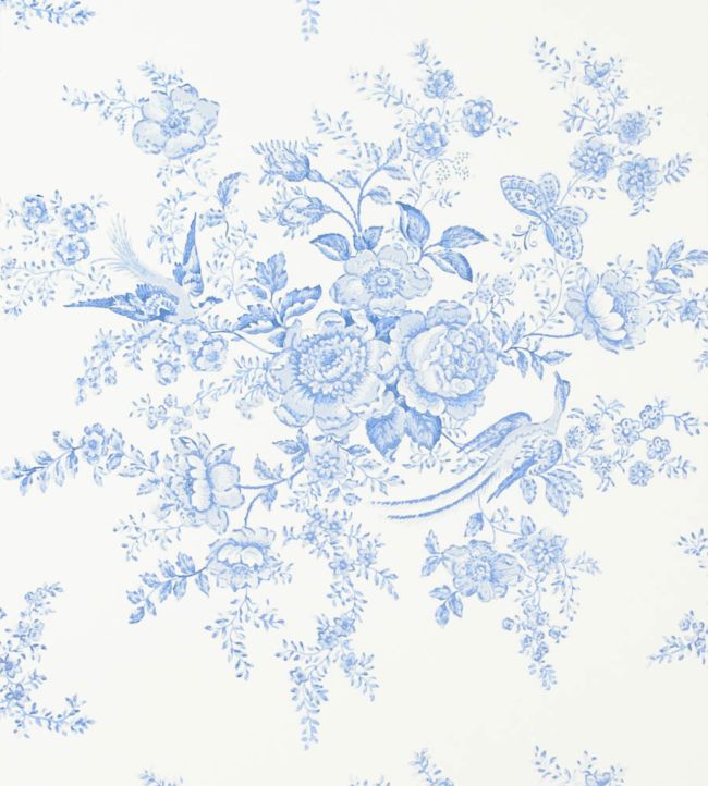 Vintage Dauphine Wallpaper - Blue 