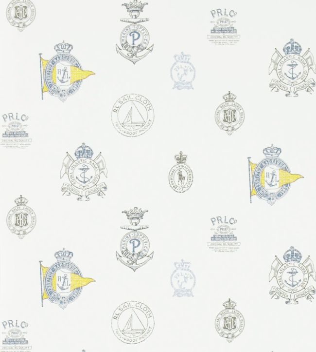 Rowthorne Crest Wallpaper - White 