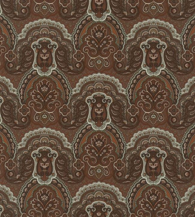 Crayford Paisley Wallpaper - Brown