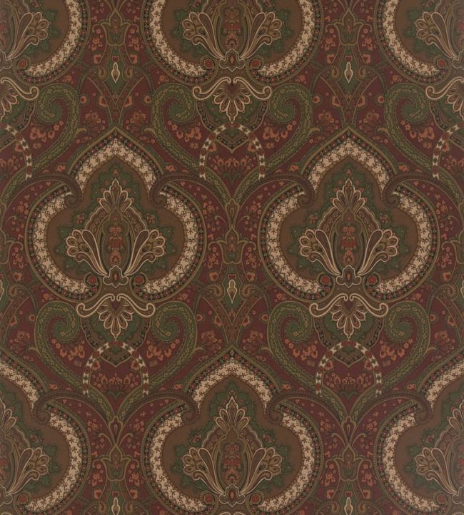 Castle Head Paisley Wallpaper - Brown