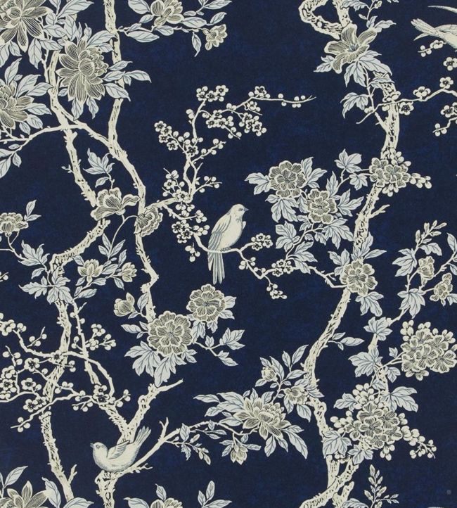 Marlowe Floral Wallpaper - Blue