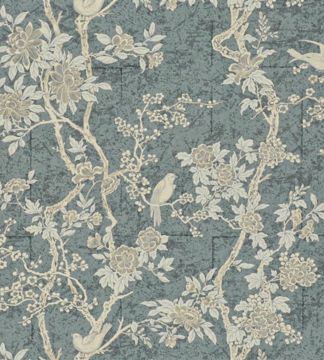 Marlowe Floral Wallpaper - Teal