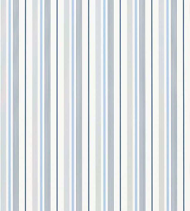 Gable Stripe Wallpaper - Blue