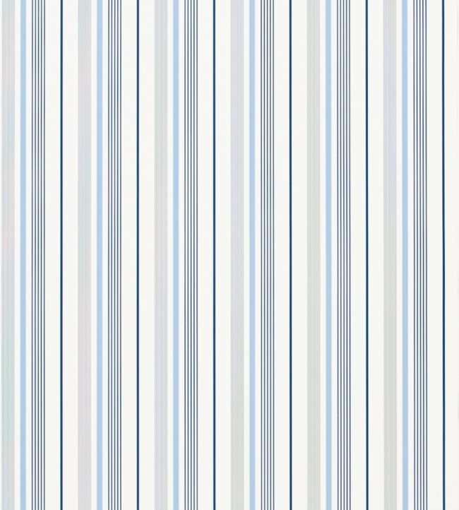 Gable Stripe Wallpaper - Blue