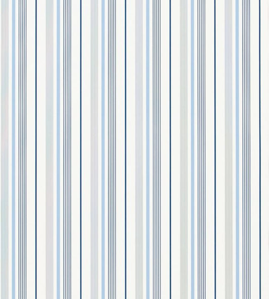 Gable Stripe Wallpaper - Blue