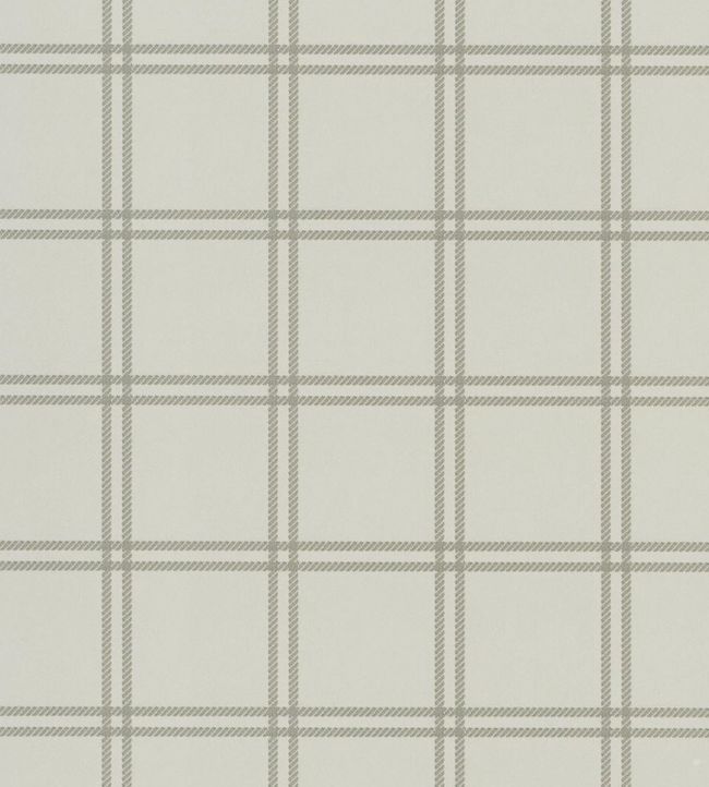 Shipley Windowpane Wallpaper - Gray 