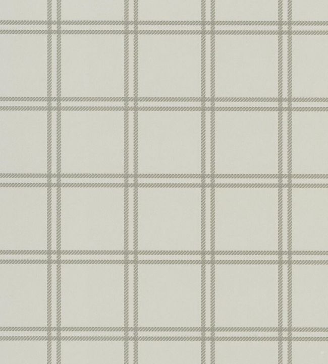 Shipley Windowpane Wallpaper - Gray 