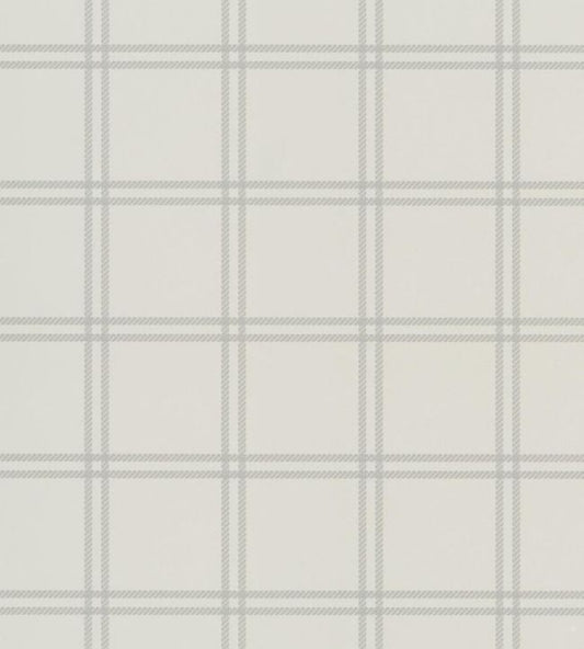 Shipley Windowpane Wallpaper - Gray