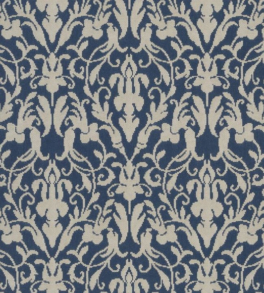 Speakeasy Damask Wallpaper - Blue