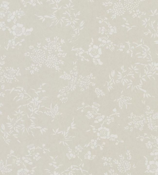 Teabowl Calico Wallpaper - Cream 