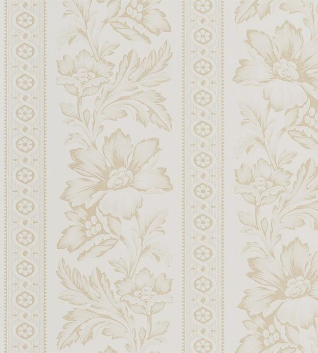 Gwinnet Toile Wallpaper - Cream