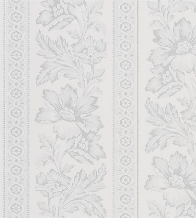Gwinnet Toile Wallpaper - White