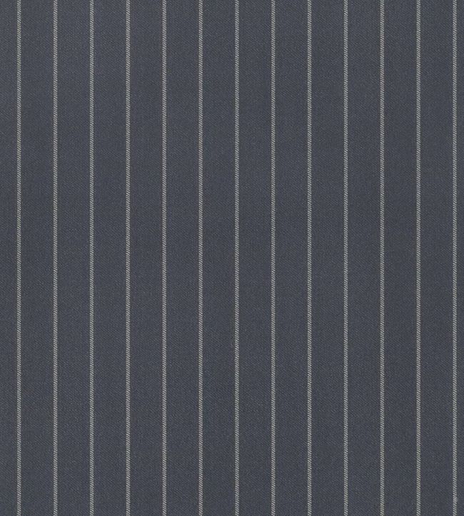 Langford Chalk Stripe Wallpaper - Blue
