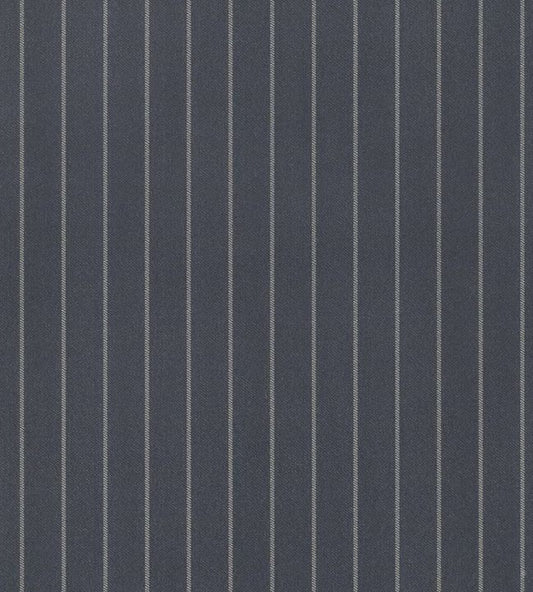 Langford Chalk Stripe Wallpaper - Blue