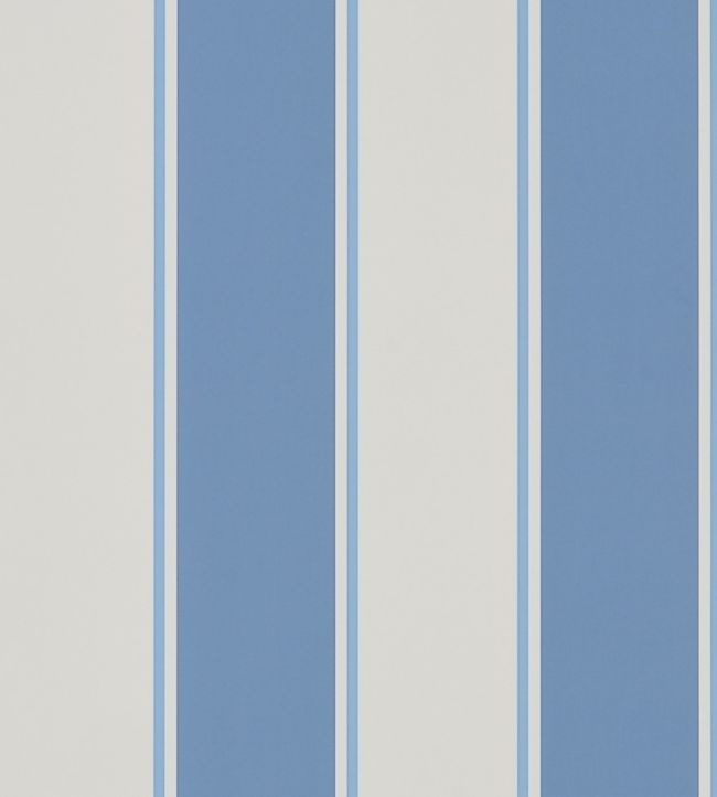 Mapleton Stripe Wallpaper - Blue 