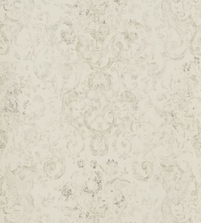 Old Hall Floral Wallpaper - Gray