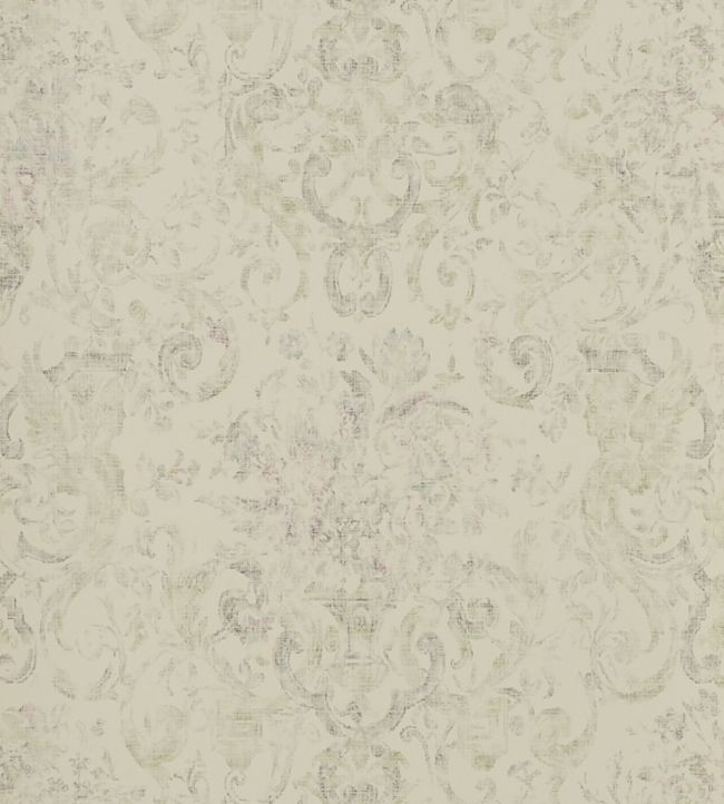 Old Hall Floral Wallpaper - Cream 