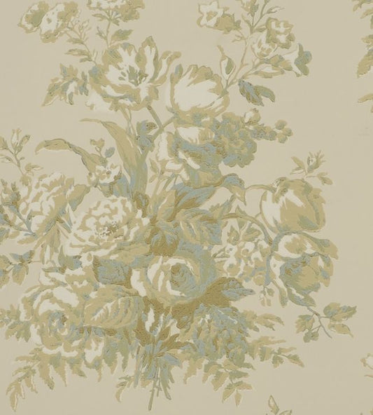 Francoise Bouquet Wallpaper - Green
