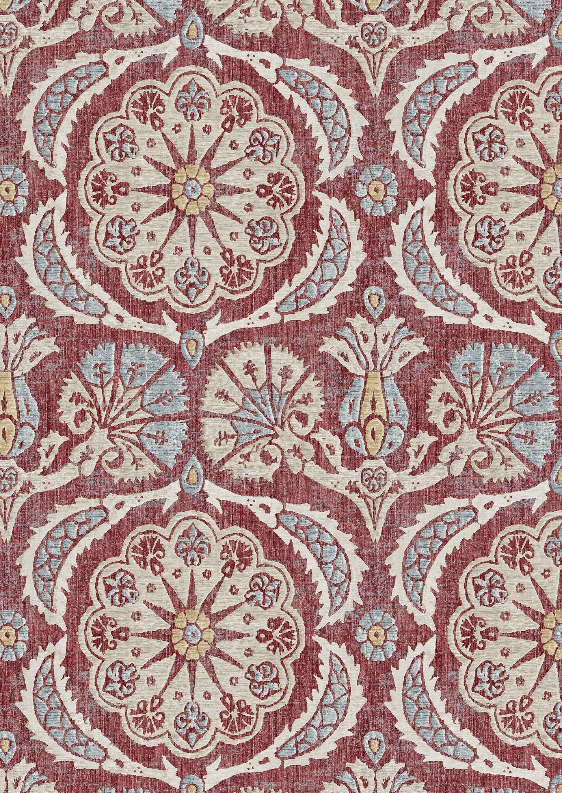 Pasha Wallpaper - Red 