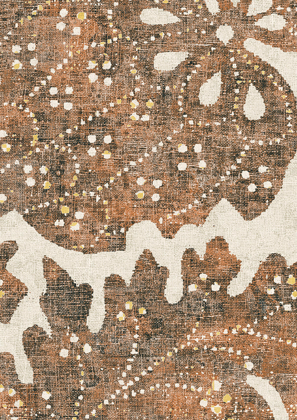Pomegranate Wallpaper - Brown - Lewis & Wood