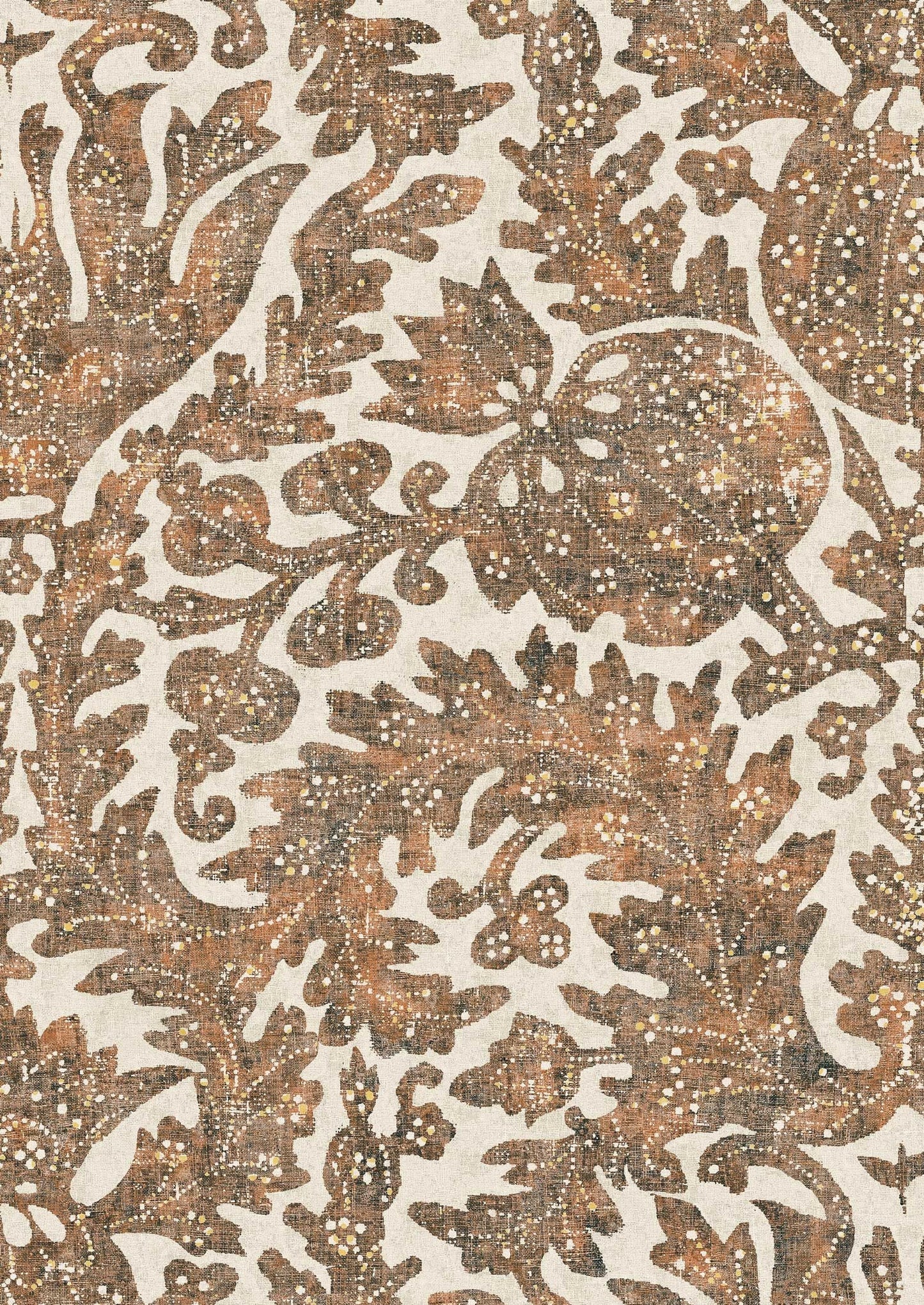 Pomegranate Wallpaper - Brown - Lewis & Wood