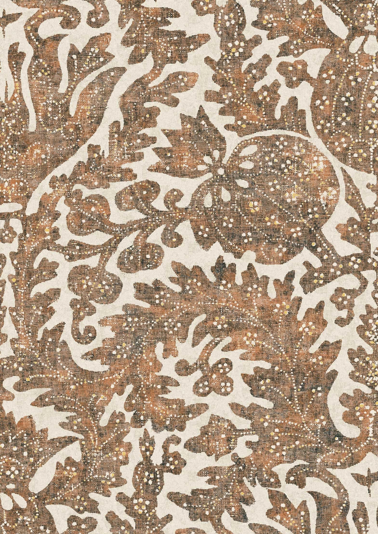 Pomegranate Wallpaper - Brown - Lewis & Wood
