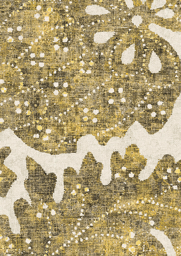 Pomegranate Wallpaper - Yellow - Lewis & Wood