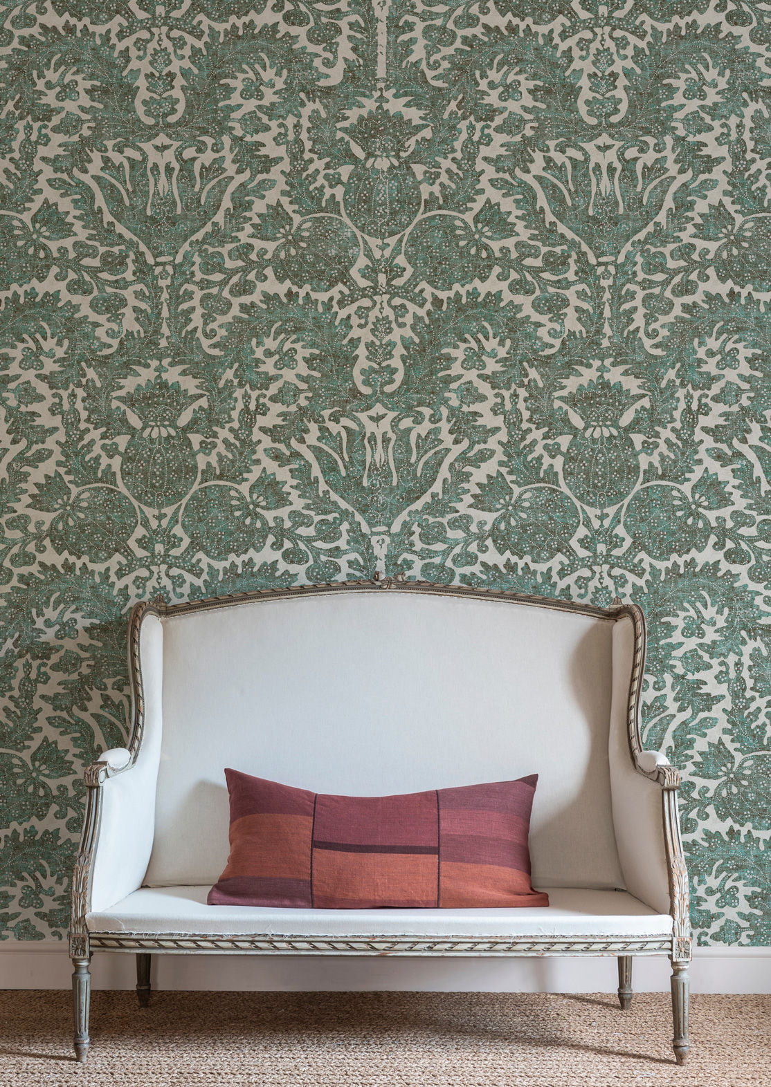 Pomegranate Room Wallpaper - Green