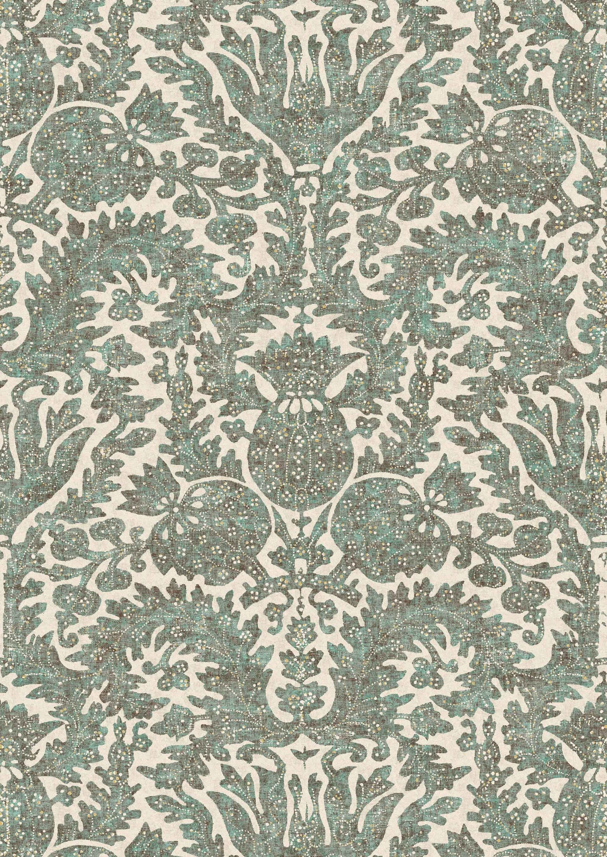 Pomegranate Room Wallpaper - Green