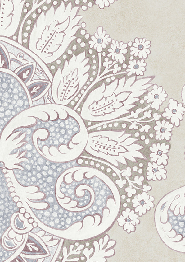 Rococo Room Wallpaper - Purple