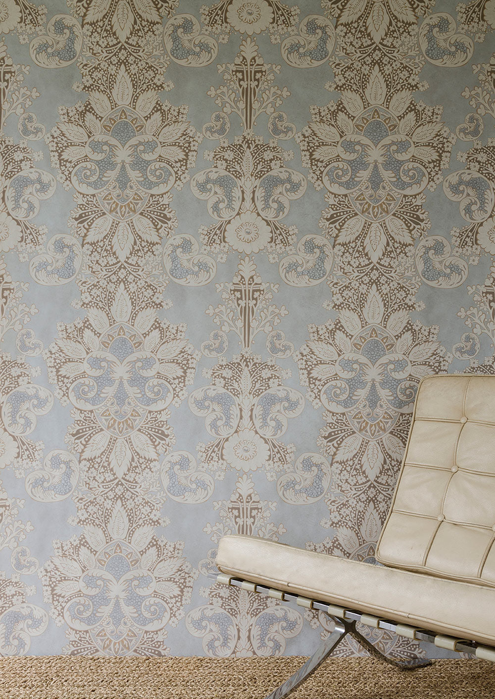 Rococo Room Wallpaper - Teal