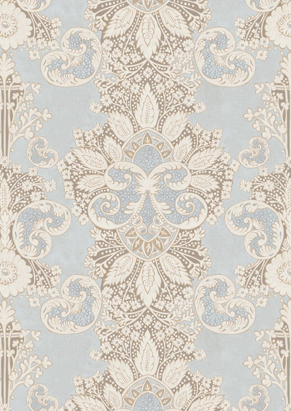 Rococo Wallpaper - Teal 