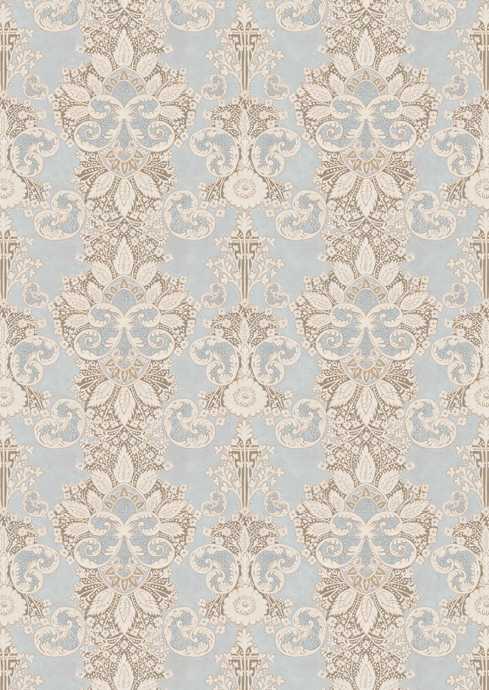 Rococo Room Wallpaper - Blue