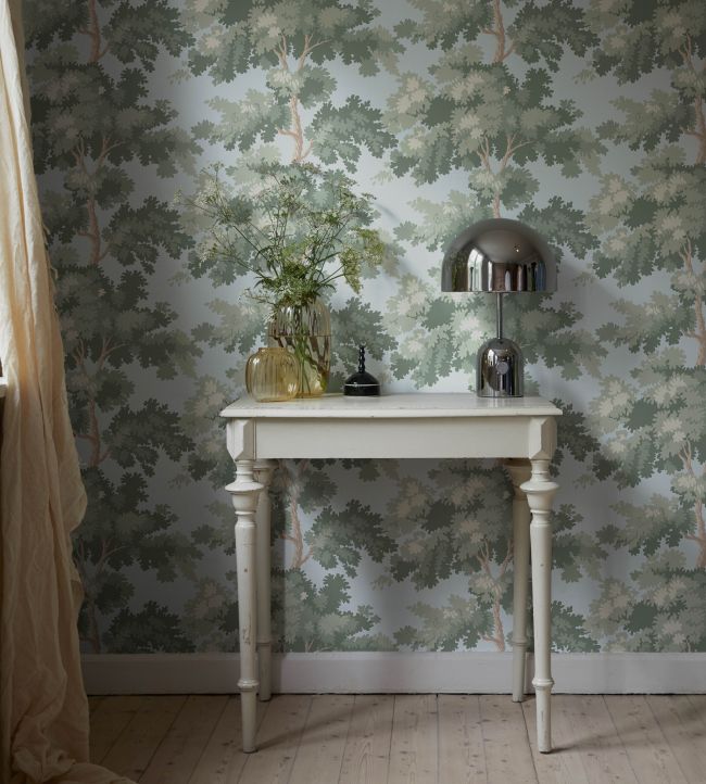 Raphael Room Wallpaper - Green