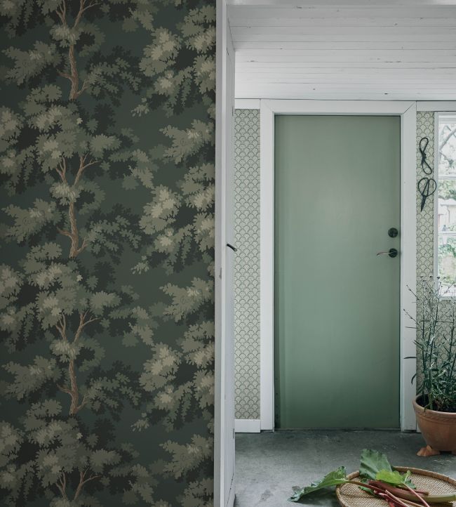 Raphael Room Wallpaper - Green