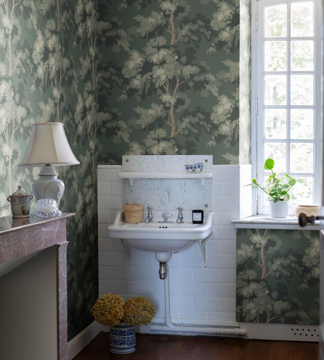 Raphael Room Wallpaper - Green