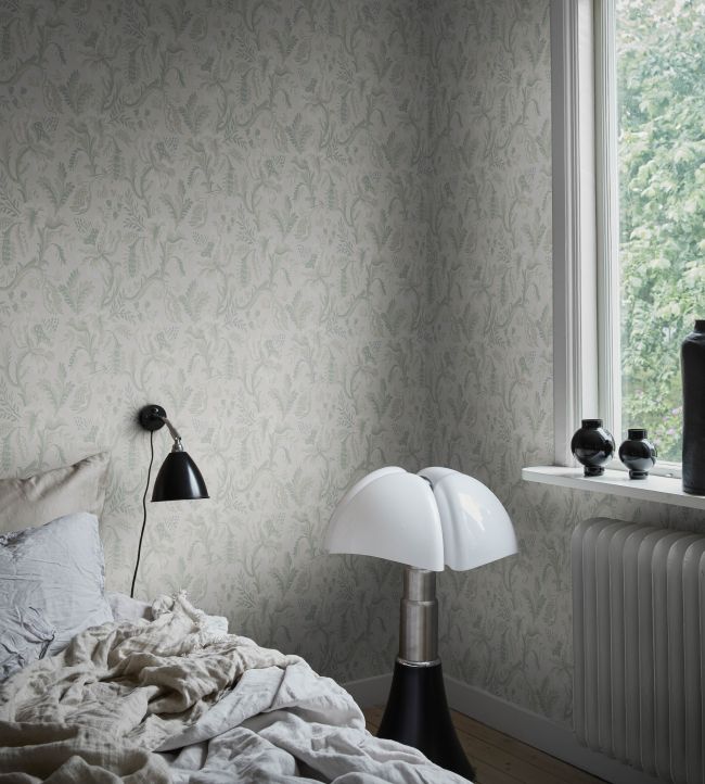 Daphne Room Wallpaper - Gray