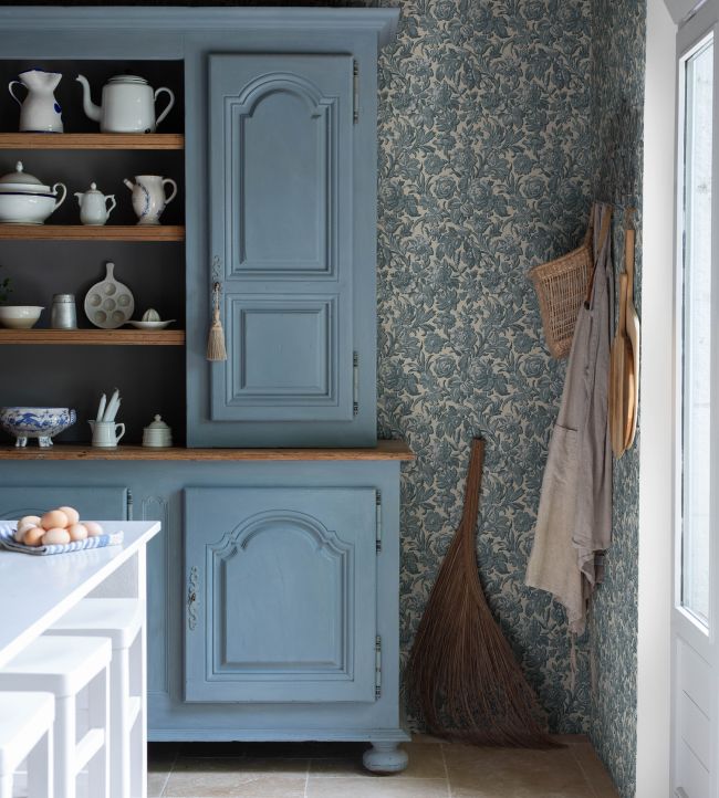 Valentin Room Wallpaper - Blue