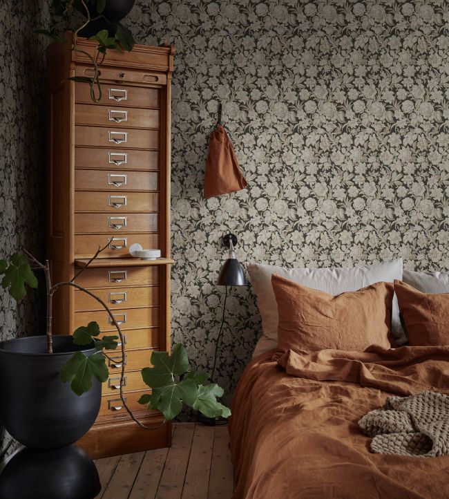 Valentin Room Wallpaper - Black