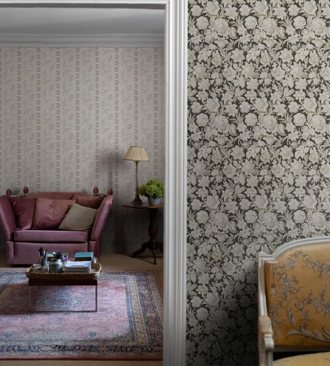 Valentin Room Wallpaper - Black