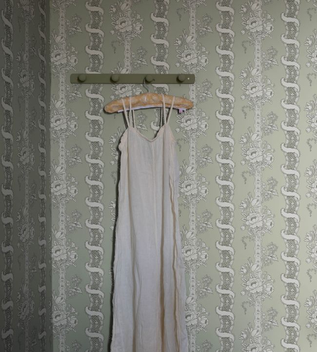 Alexandra Room Wallpaper - Green