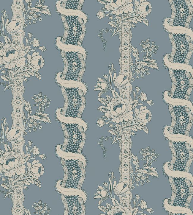 Alexandra Wallpaper - Blue