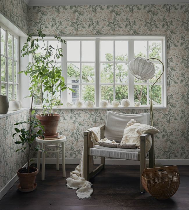 Amelia Room Wallpaper - Green