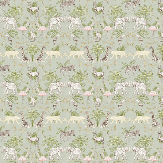 Serengeti Wallpaper - Silver